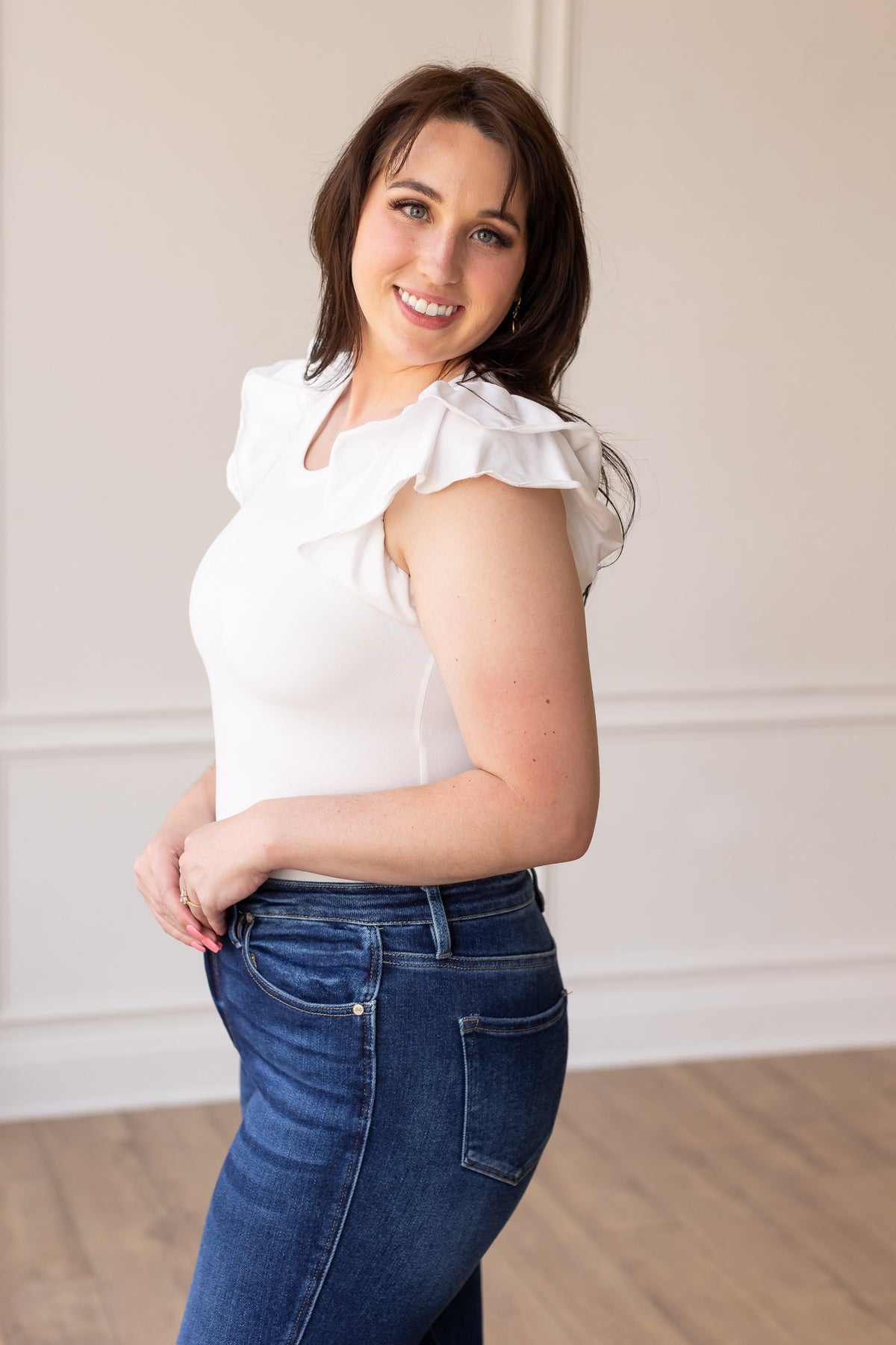 The Eloise Bodysuit - White