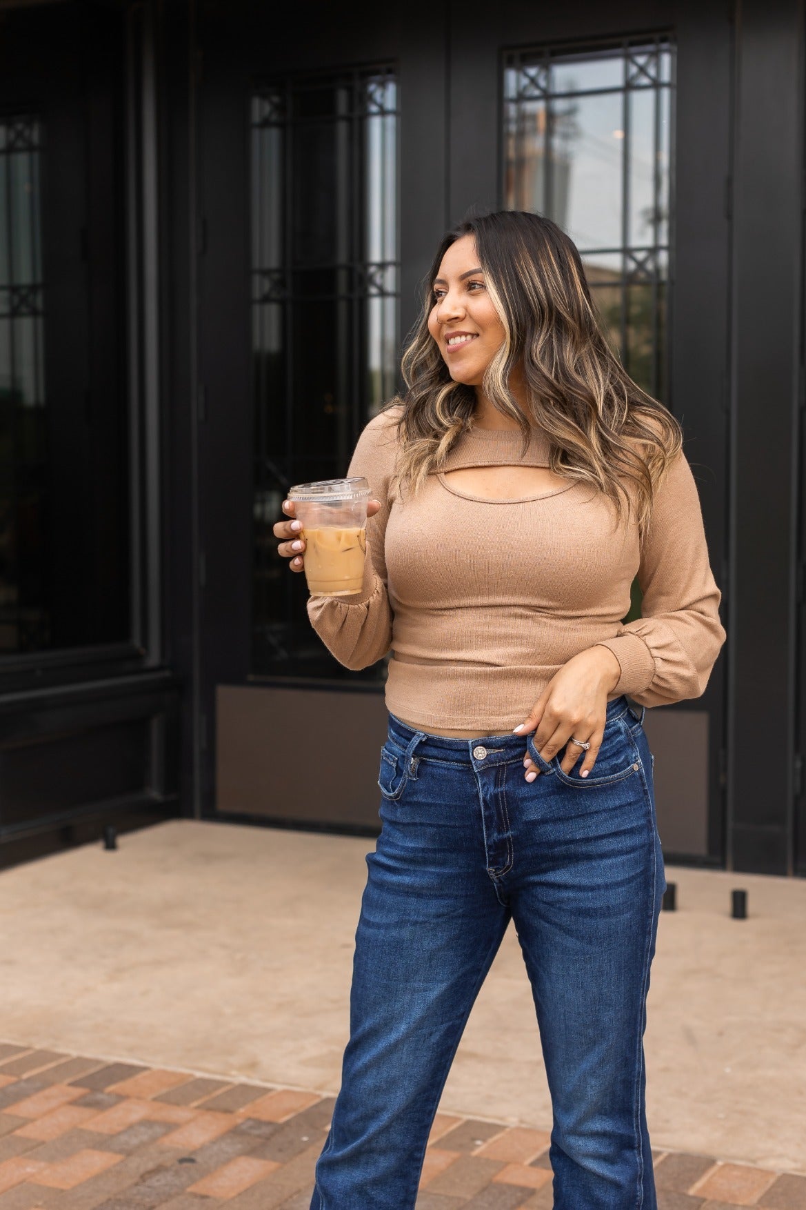 FINAL SALE - The Preston Top - Tan