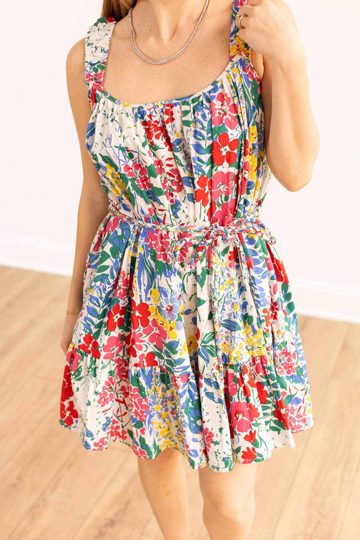 FINAL SALE - The Iris Belted Floral Dress