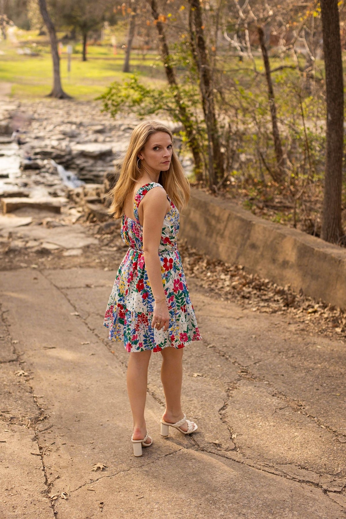 FINAL SALE - The Iris Belted Floral Dress