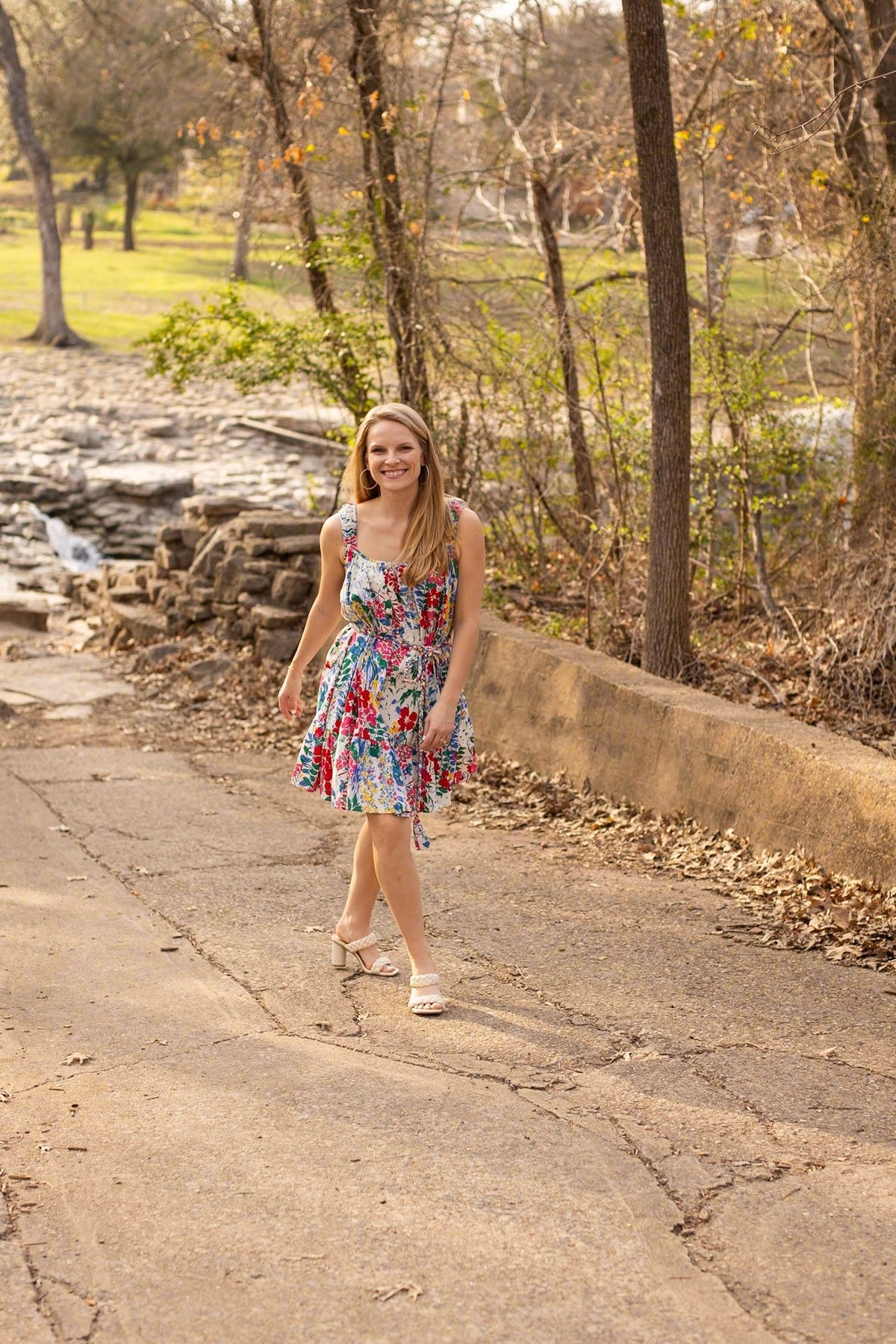 FINAL SALE - The Iris Belted Floral Dress