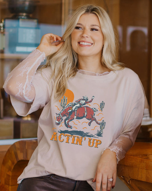 The Actin' Up Boxy Tee