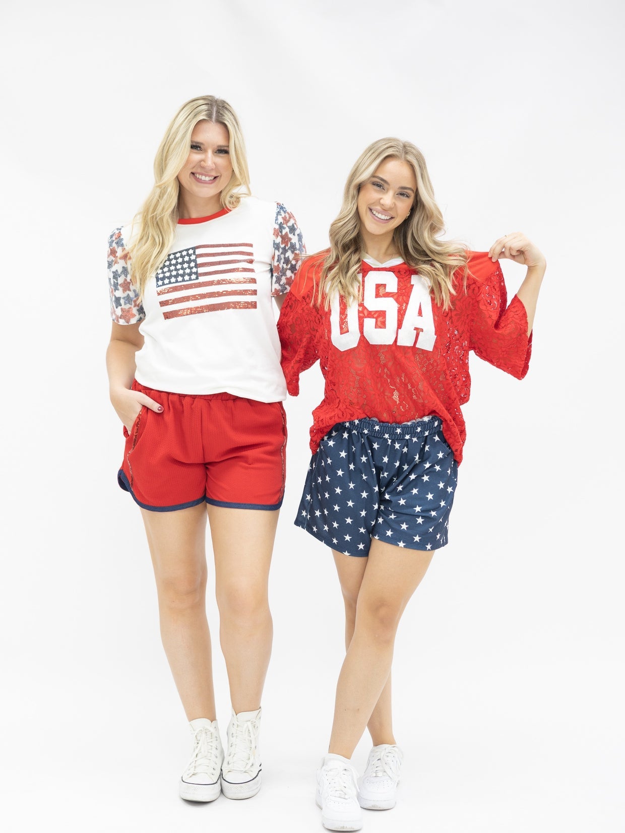 The USA Lace Jersey - Red