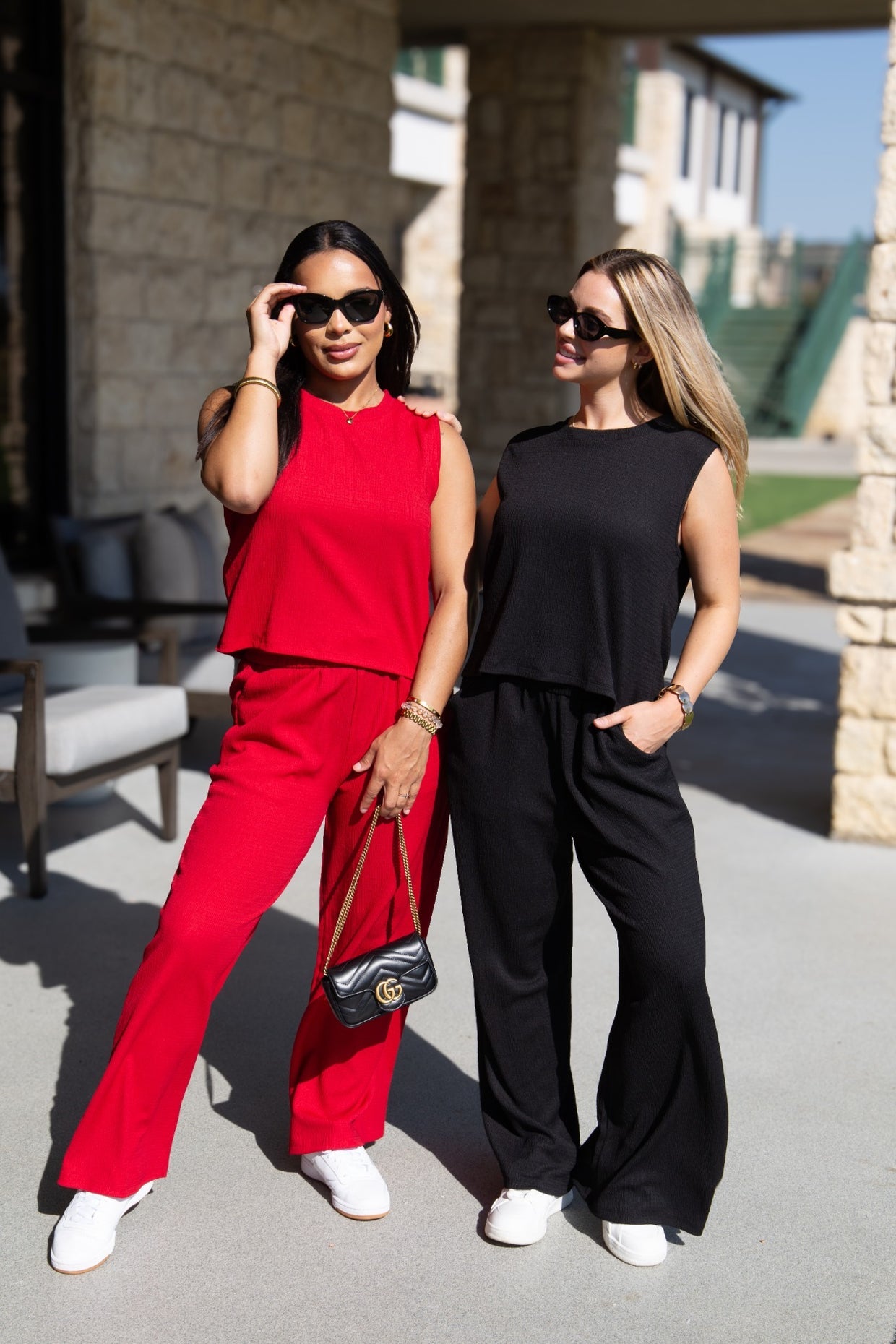 The Earhart Textured Knit Lounge Pants - Black