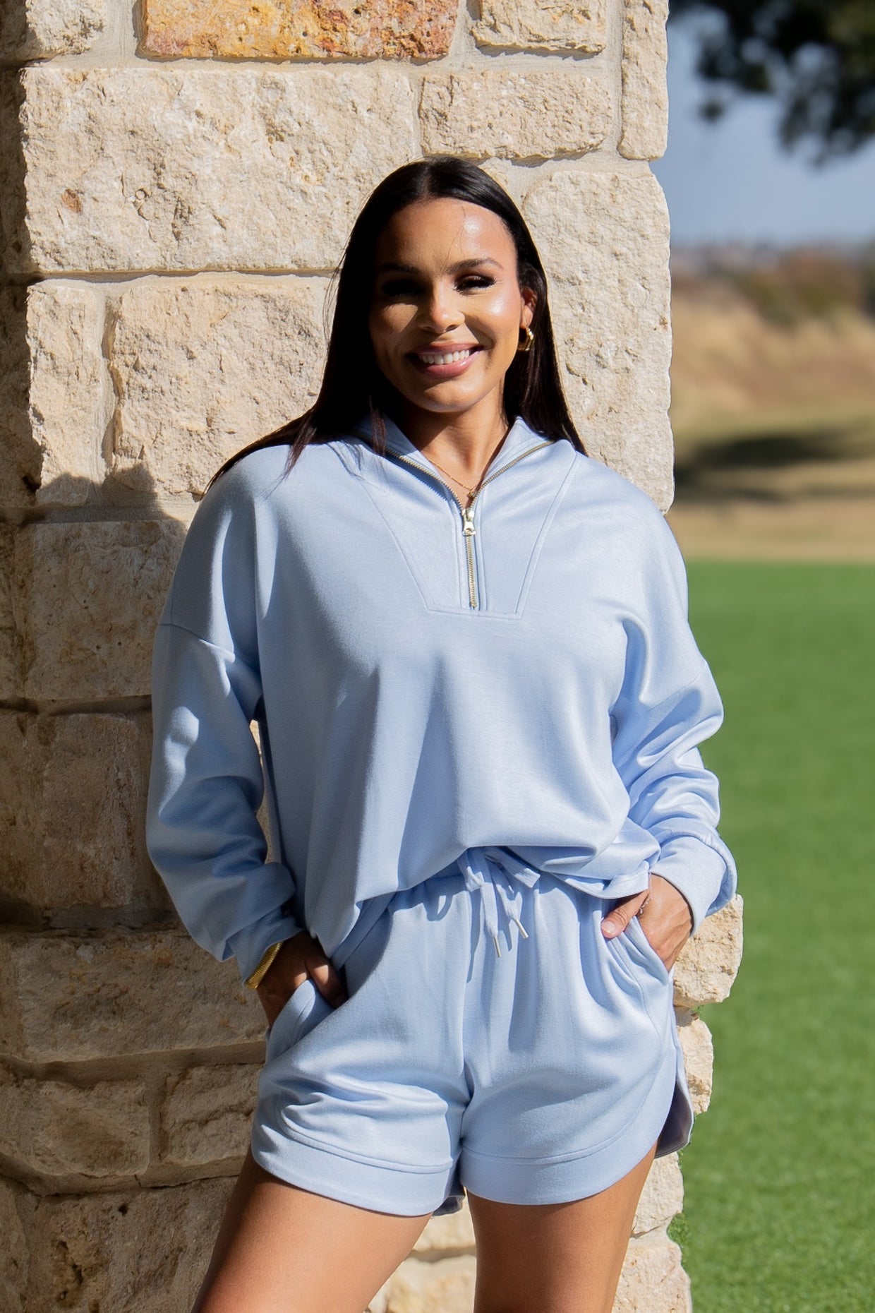 The Remi Butter Soft Shorts - Blue