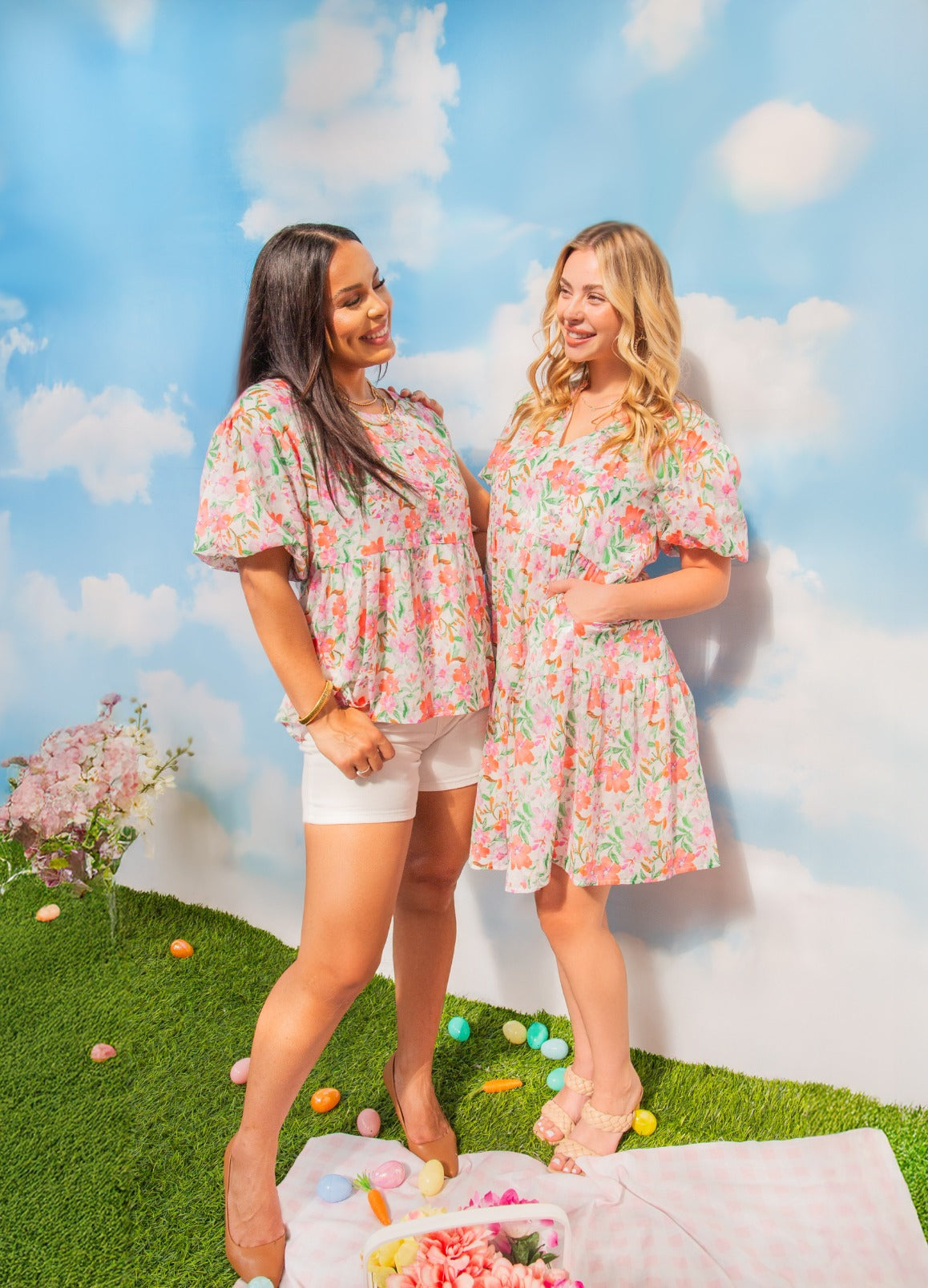 The Jeanette Watercolor Floral Dress
