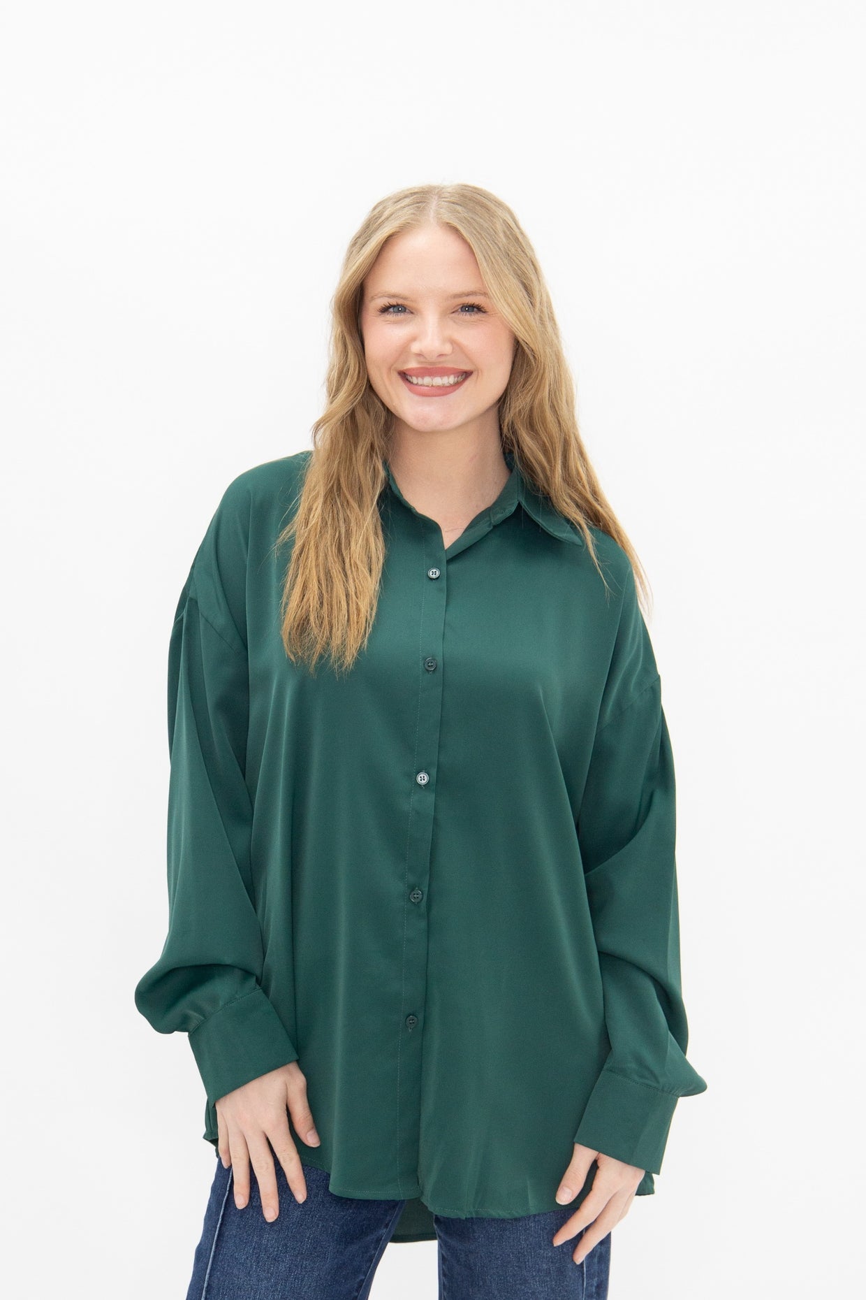 The Kathryn Top - Forest Green