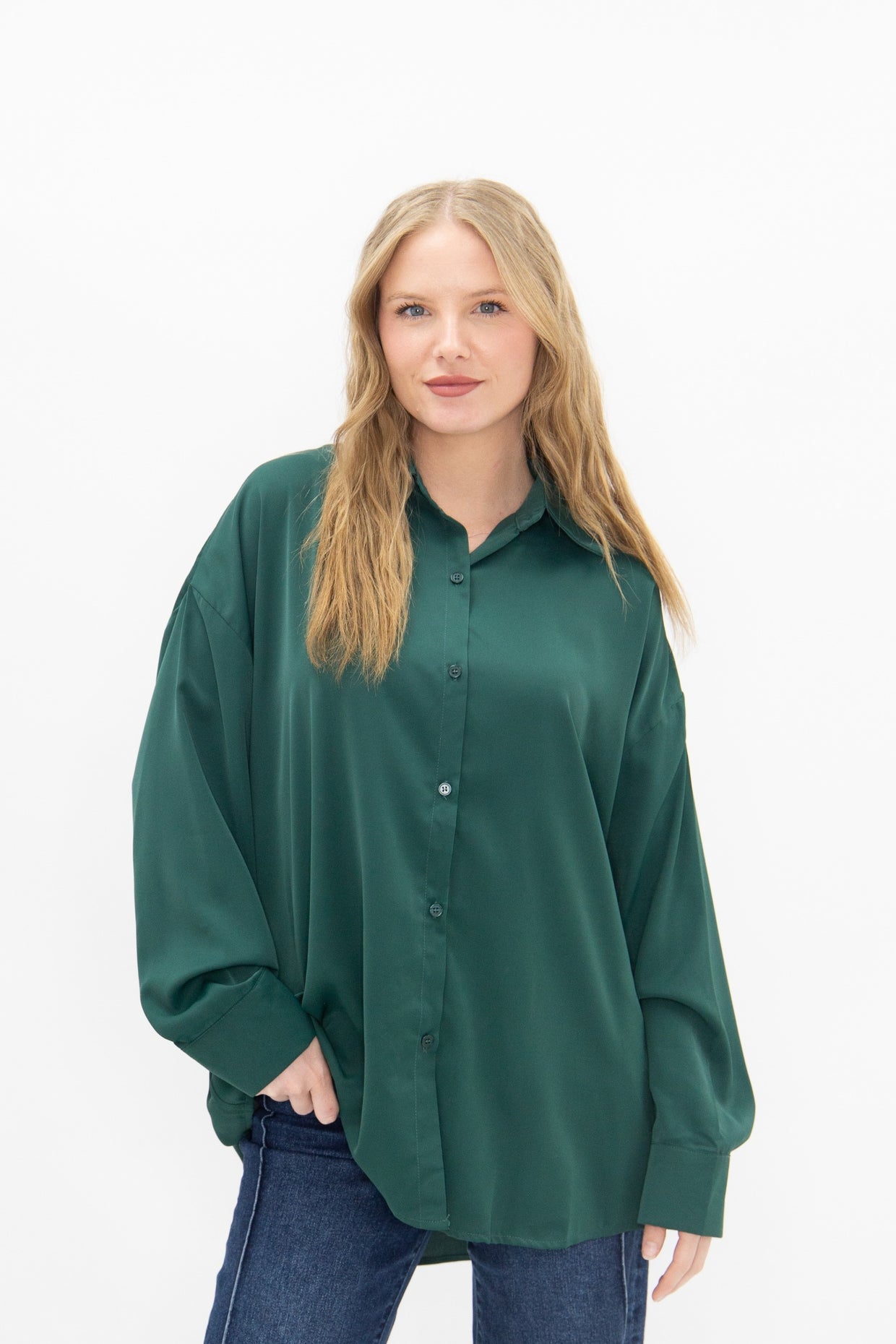 The Kathryn Top - Forest Green