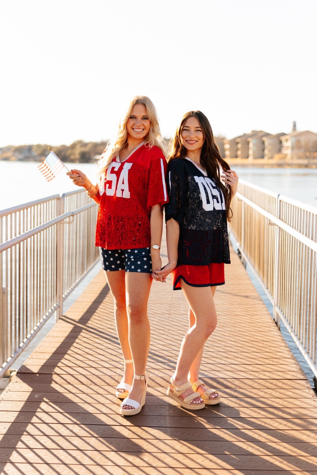 The USA Lace Jersey - Red