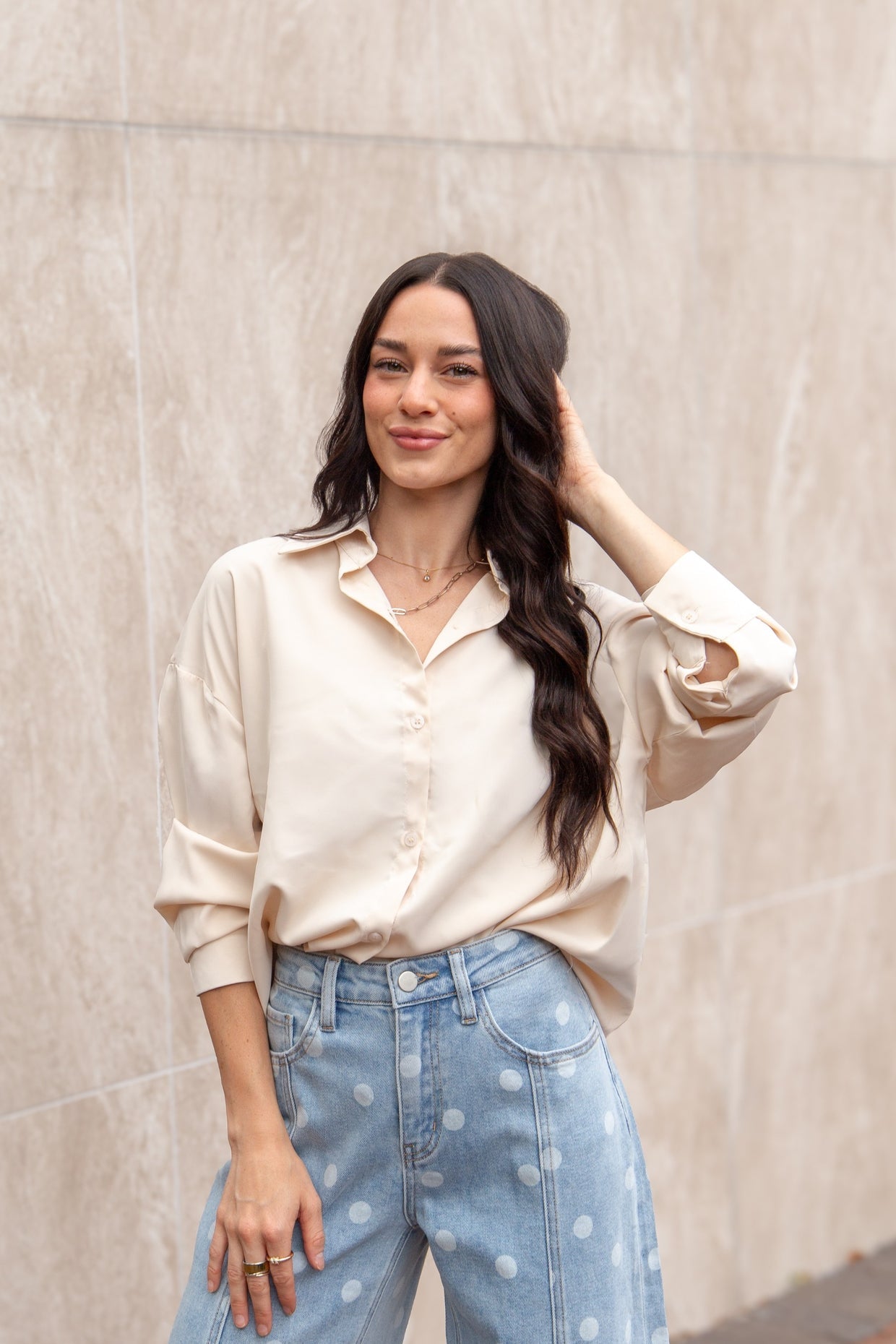 The Kathryn Top - Ivory