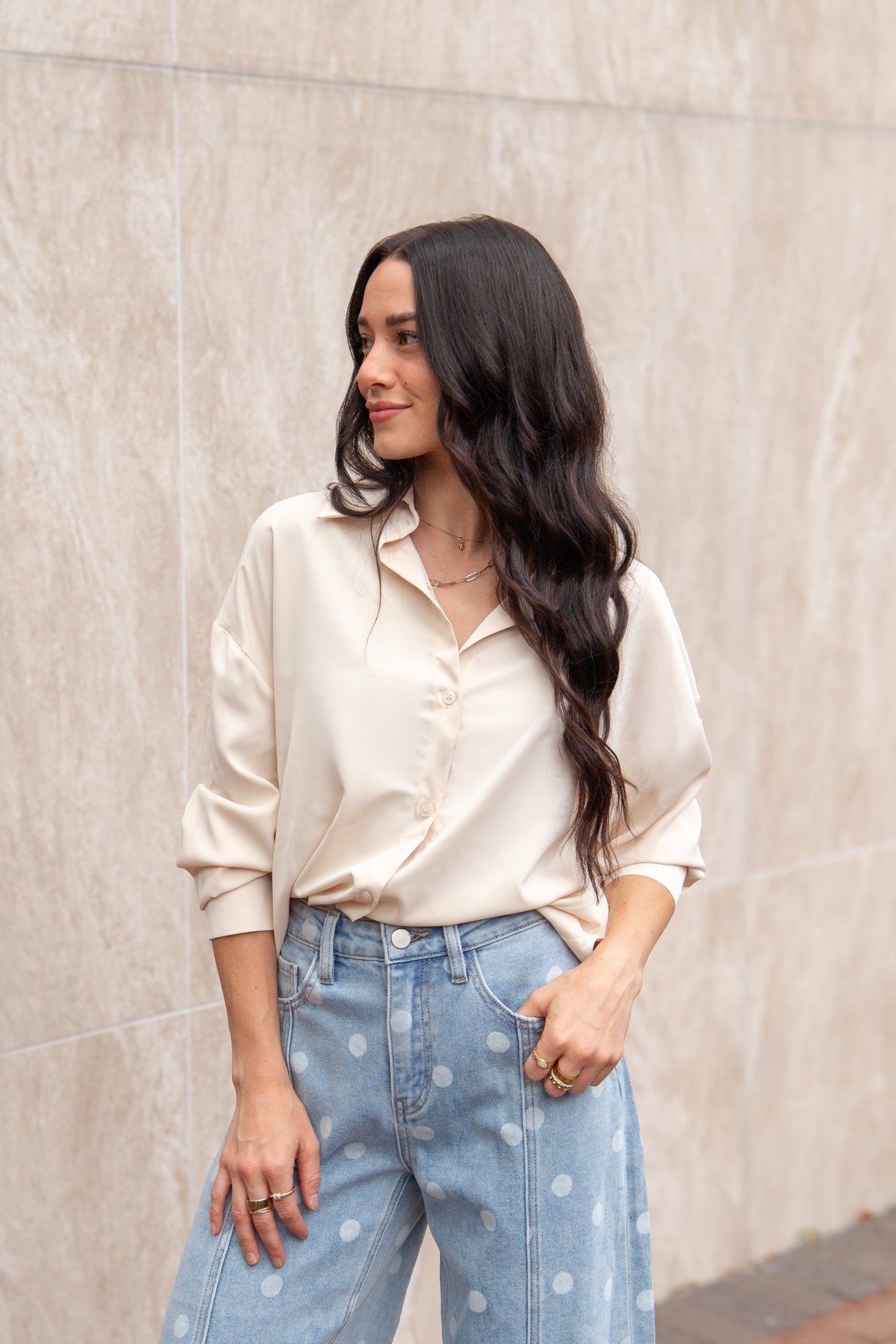 The Kathryn Top - Ivory
