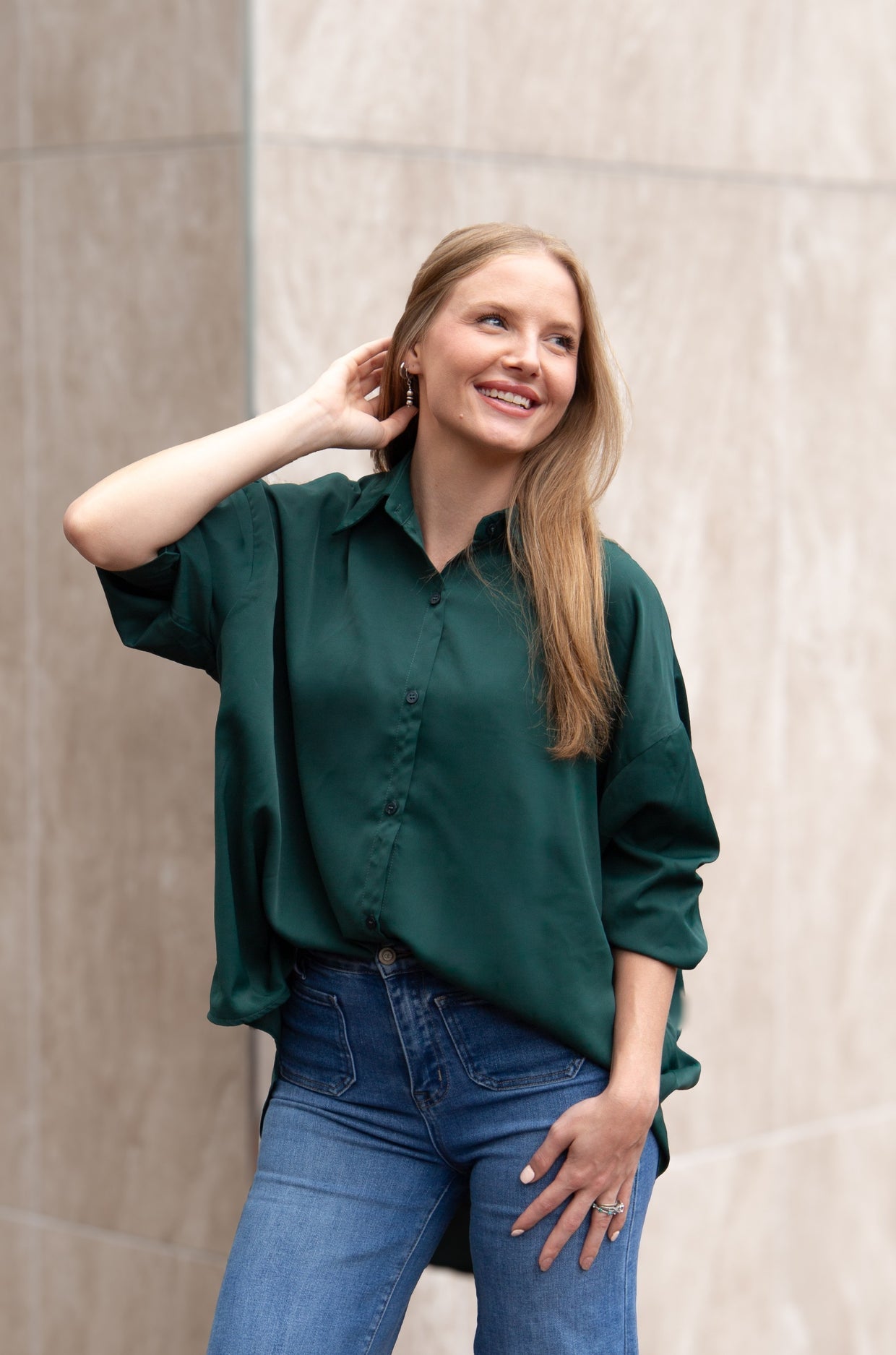The Kathryn Top - Forest Green