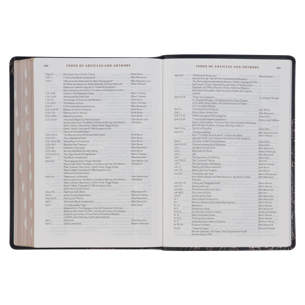 NLT, The Spiritual Growth Bible Faux Leather, Midnight Blue