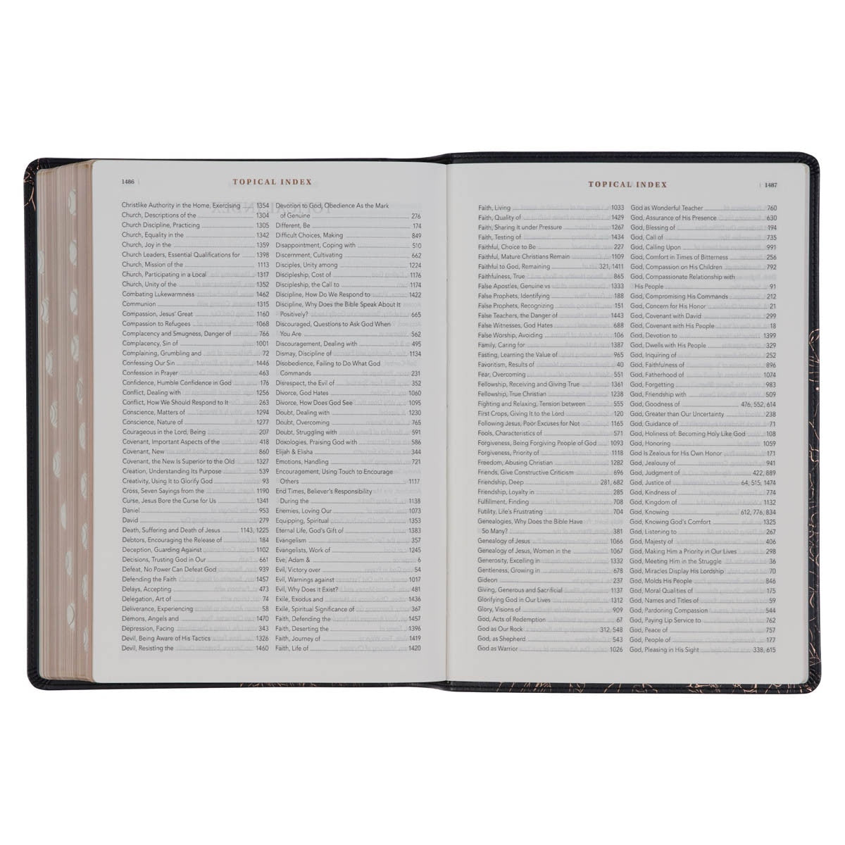 NLT, The Spiritual Growth Bible Faux Leather, Midnight Blue