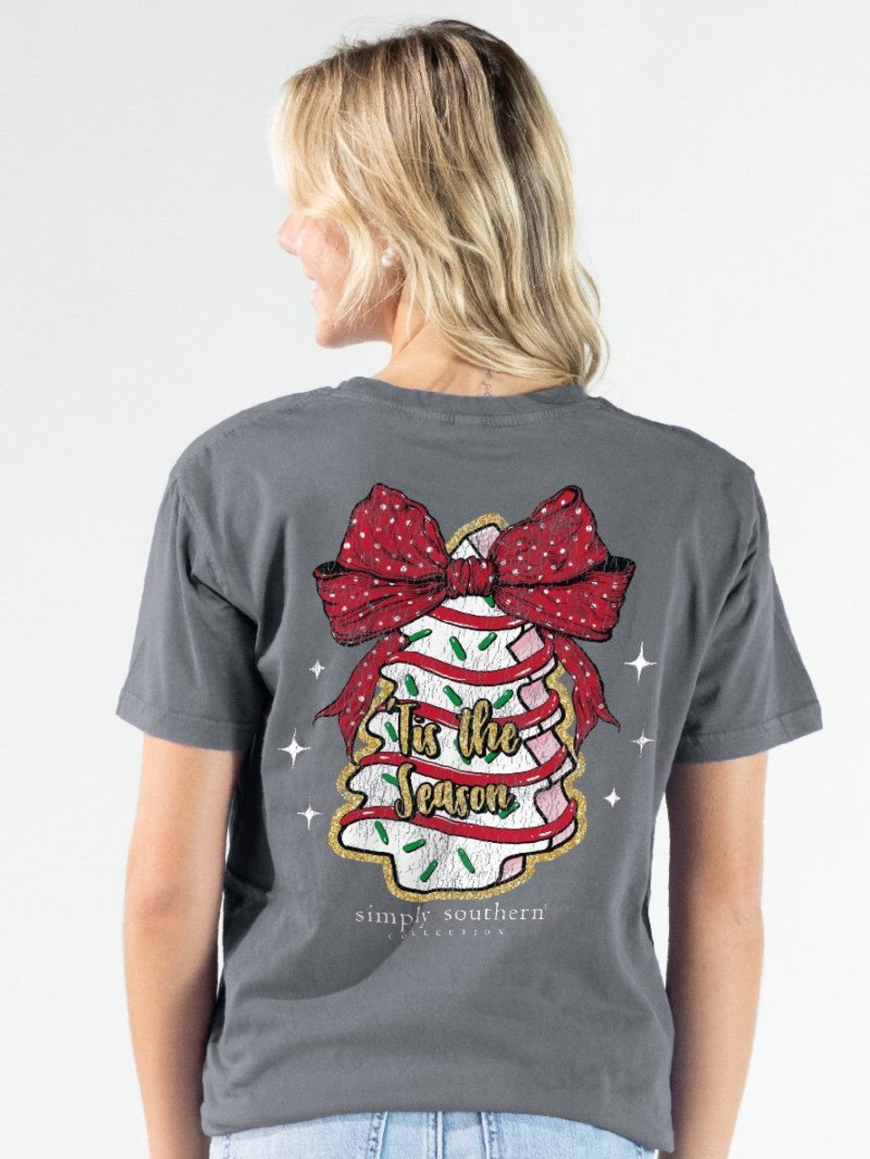 Simply Southern - Tis The Season Christmas Tree Cake Tee - 2025