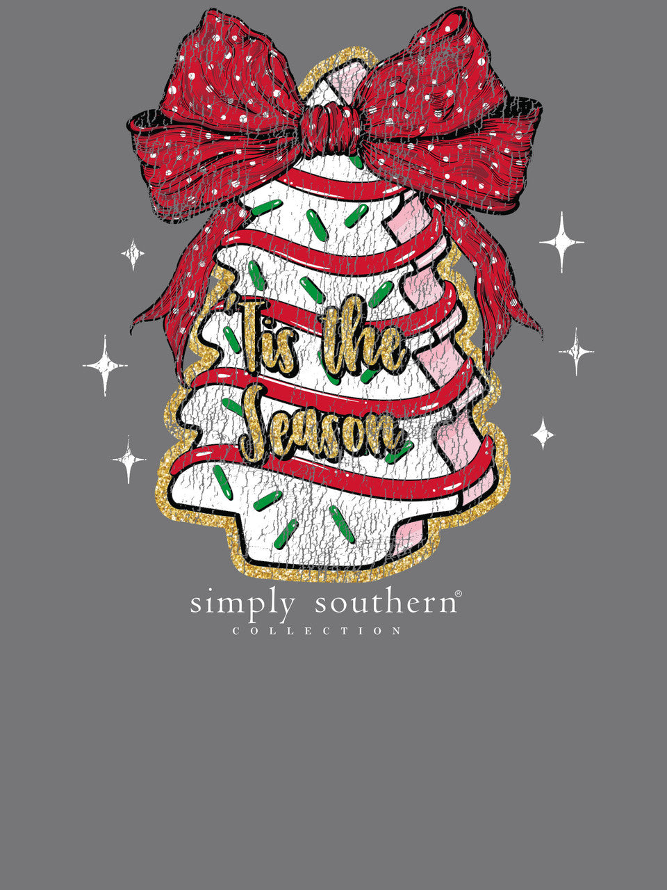 Simply Southern - Tis The Season Christmas Tree Cake Tee - 2025