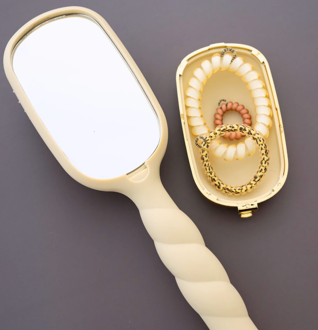 TELETIES - Detangler Hair Brush - Thick Hair – Tan