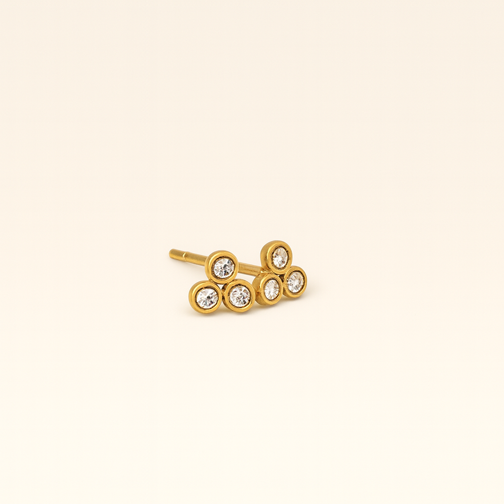Triad Stud Earrings
