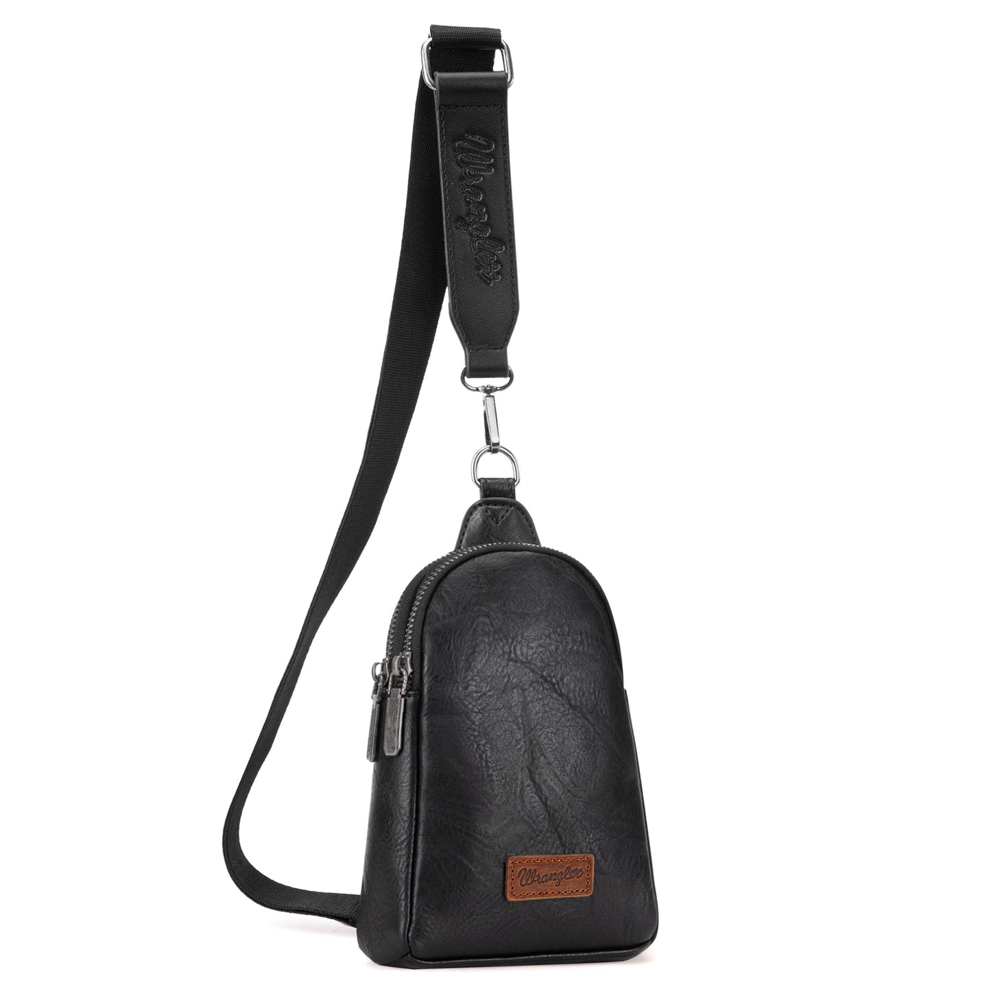 Montana West - Wrangler Sling Bag/Crossbody/Chest Bag - Black