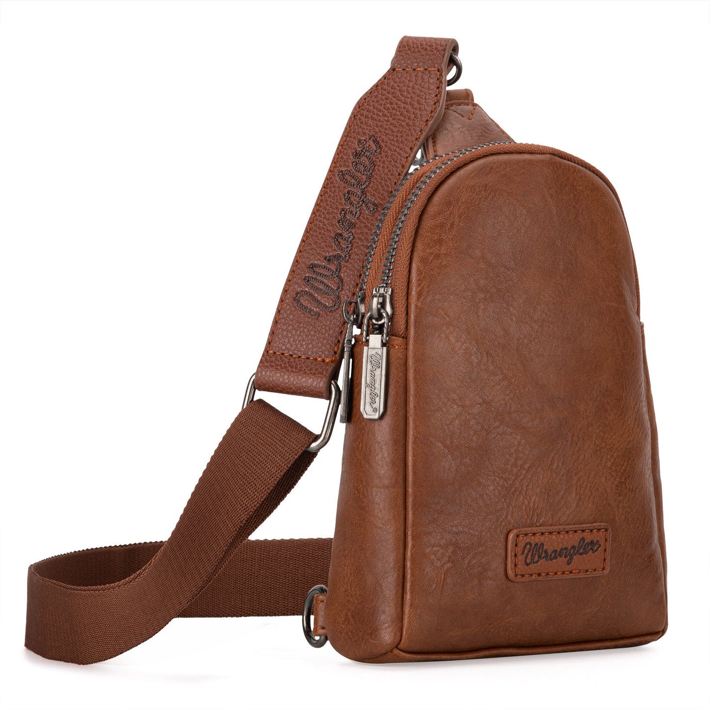 Montana West - Wrangler Sling Bag/Crossbody/Chest Bag - Light Brown