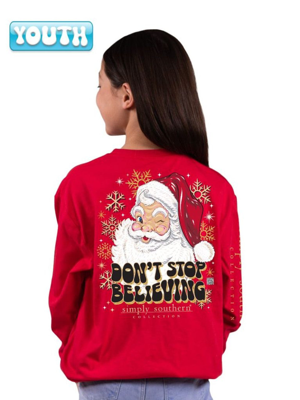 YOUTH - Simply Southern - Don't Stop Believing Long Sleeve Tee
