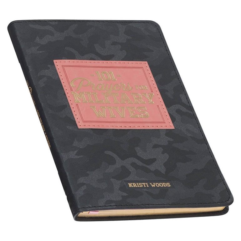 101 Prayers for Military Wives Faux Leather Gift Book