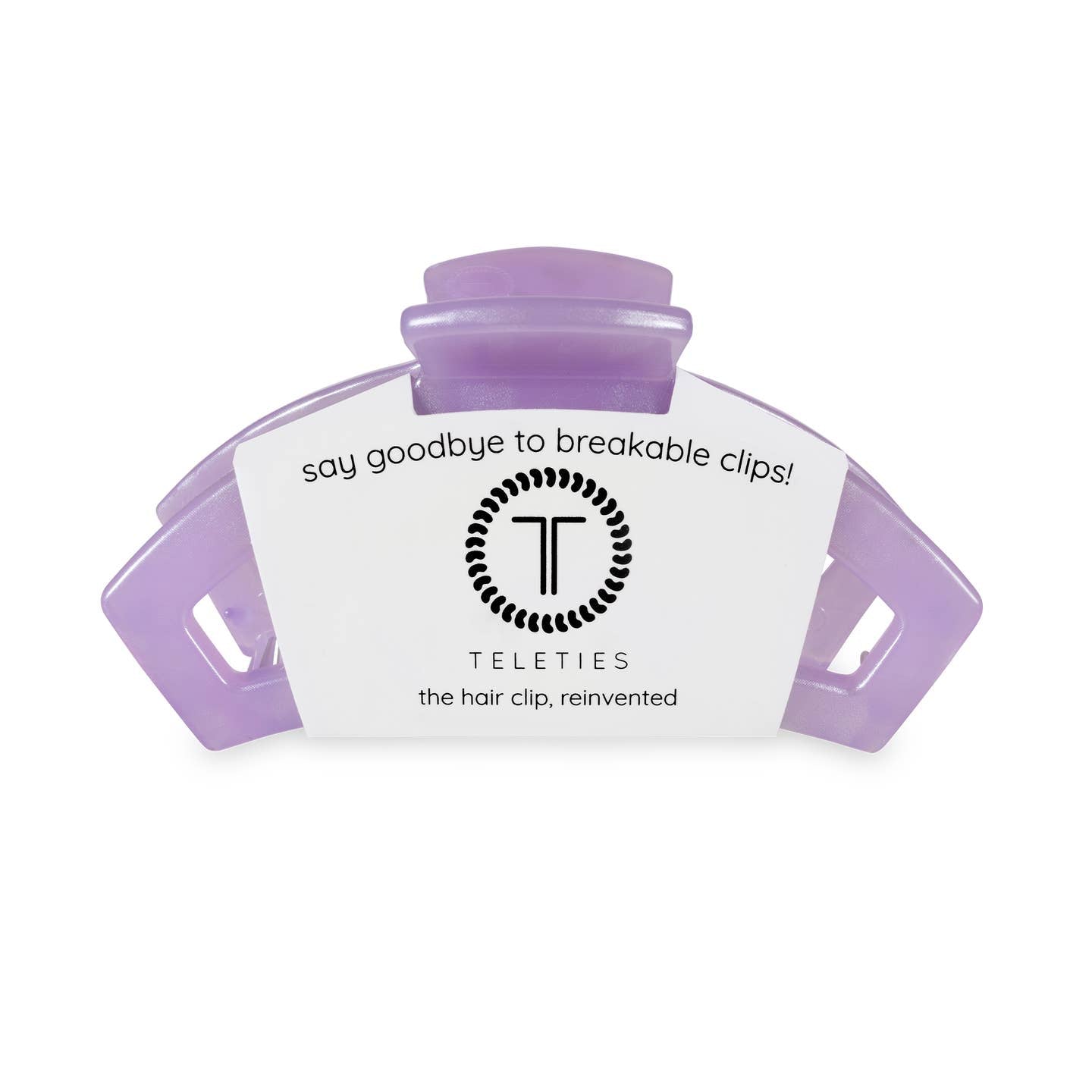 TELETIES - Open Medium Hair Clip - Lavender Mist