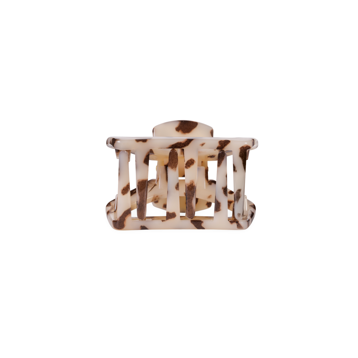 TELETIES - Open Petite Hair Clip - Blonde Tortoise