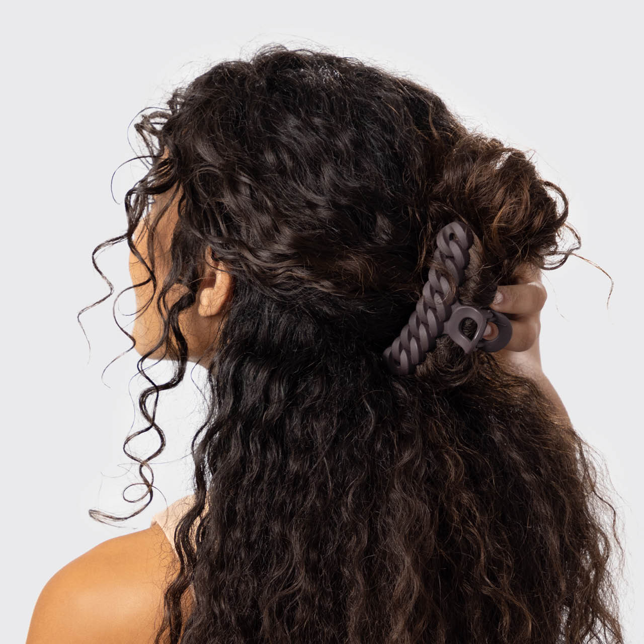 KITSCH - Eco-Friendly Chain Claw Clip 3pc Set - Neutral
