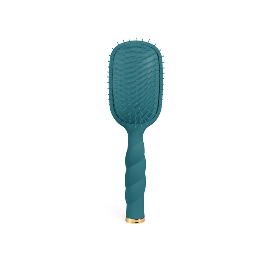 TELETIES - Detangler Hair Brush for Medium Hair - Teal With It