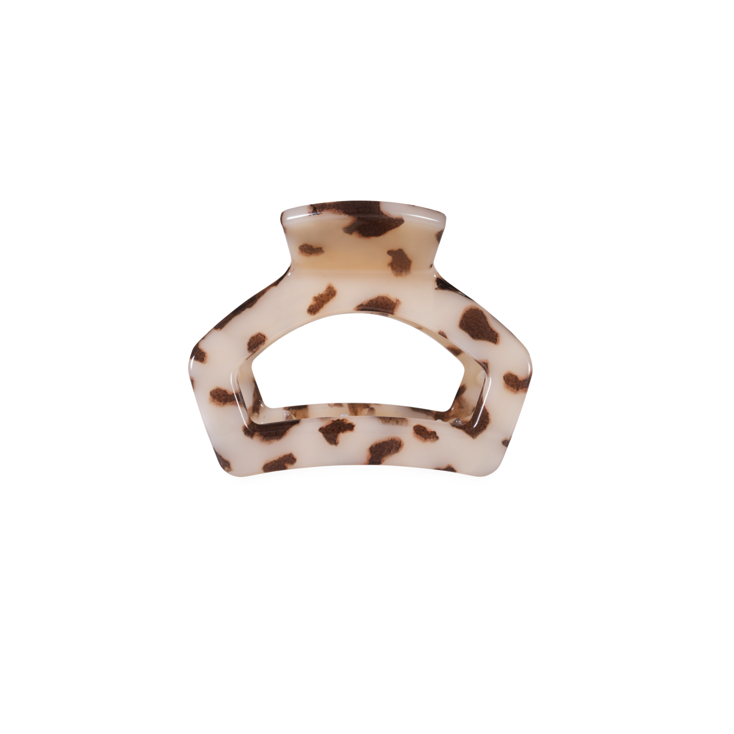 TELETIES - Open Petite Hair Clip - Blonde Tortoise