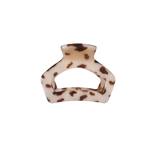 TELETIES - Open Petite Hair Clip - Blonde Tortoise