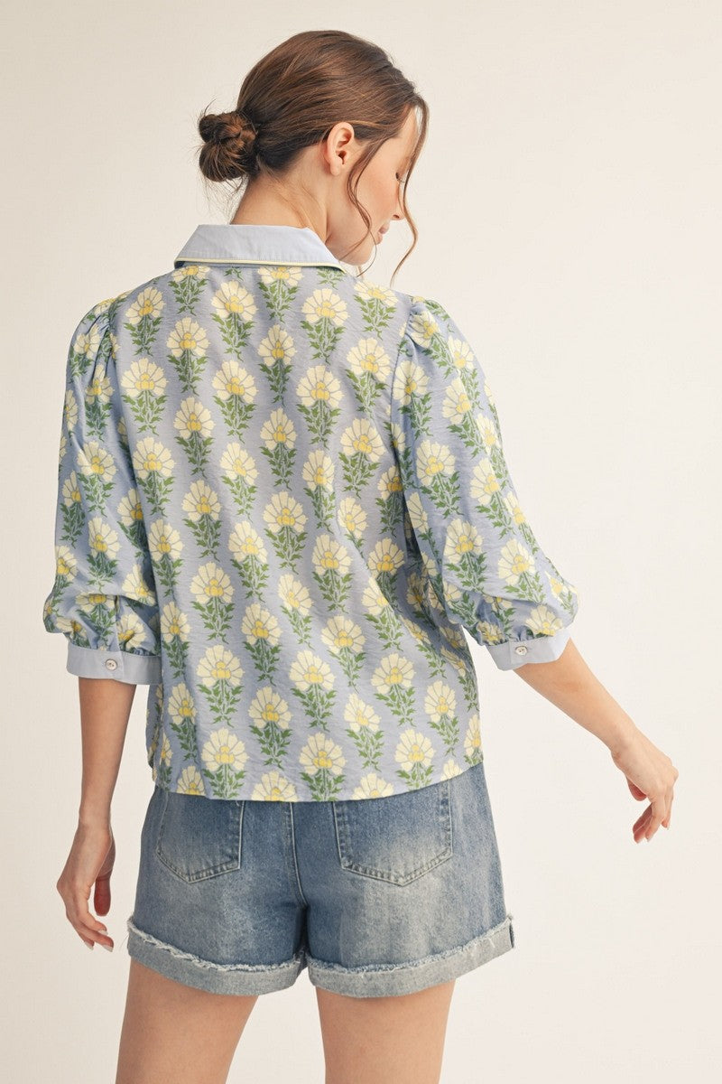 The Rayna Top - Blue