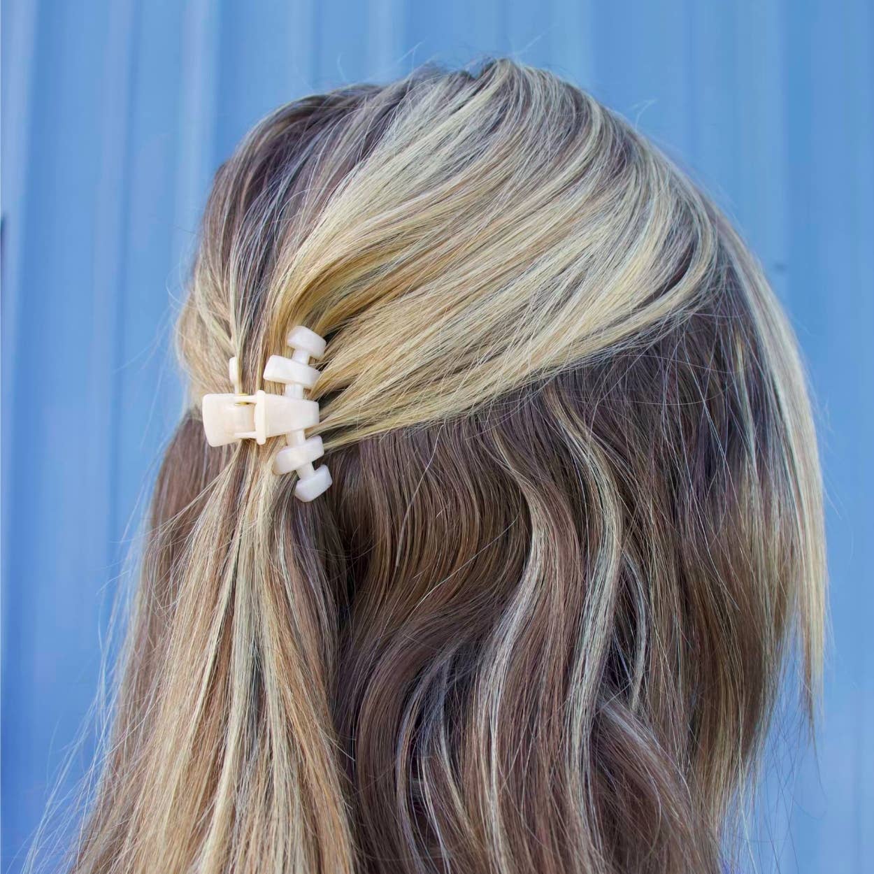 TELETIES - Classic Tiny Hair Clip - Soft Surf