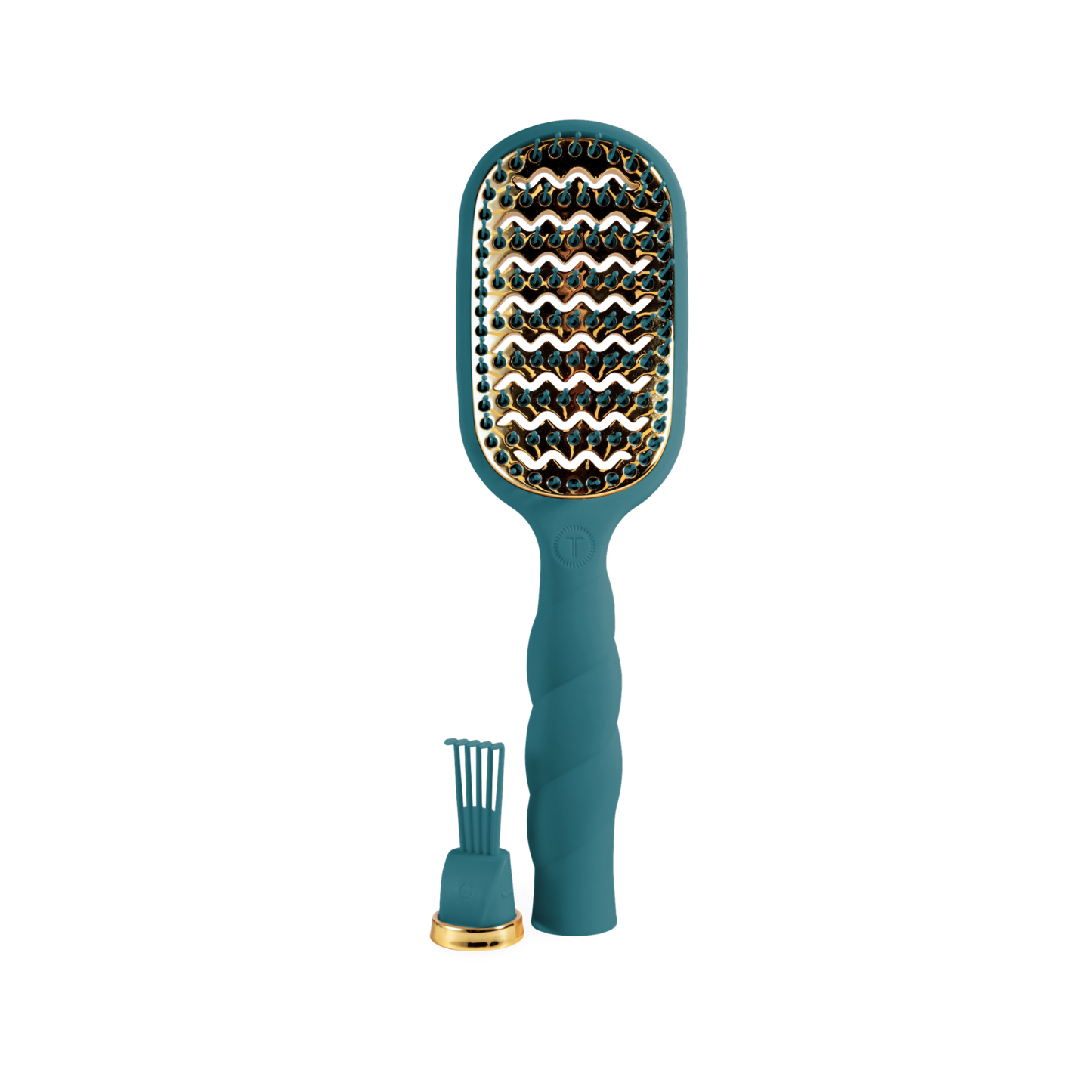 TELETIES - Vented Hair Brush - Teal With It
