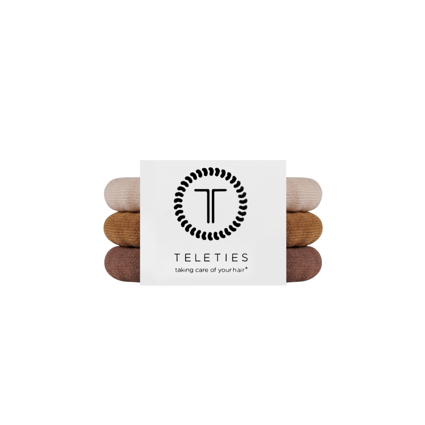 TELETIES - Small - Nylon Hair Ties - Espresso Yourself