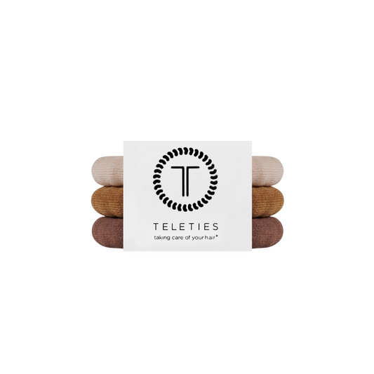 TELETIES - Small - Nylon Hair Ties - Espresso Yourself