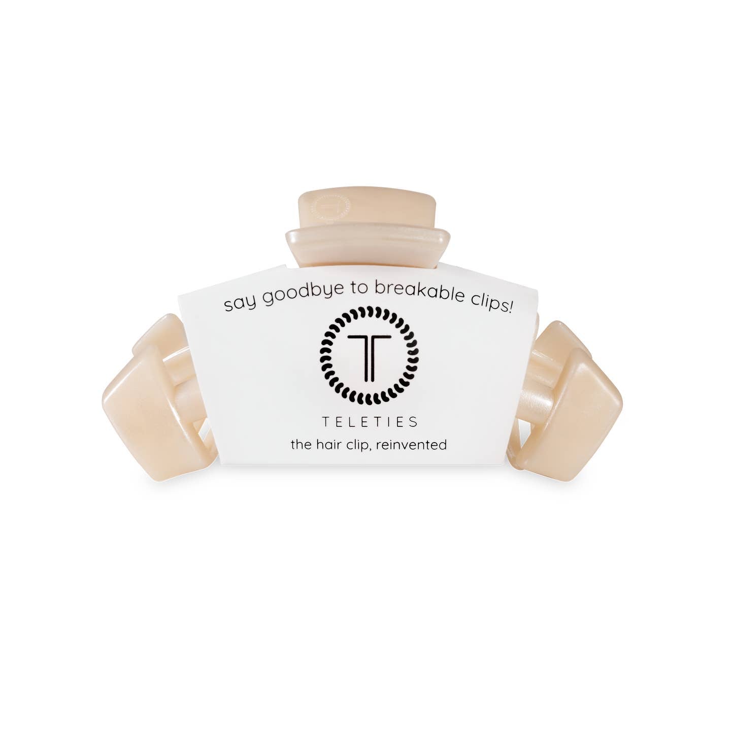 TELETIES - Classic Small Hair Clip - Soft Surf