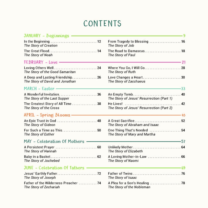A Year of Bible Stories - Keepsake Bible Storybook