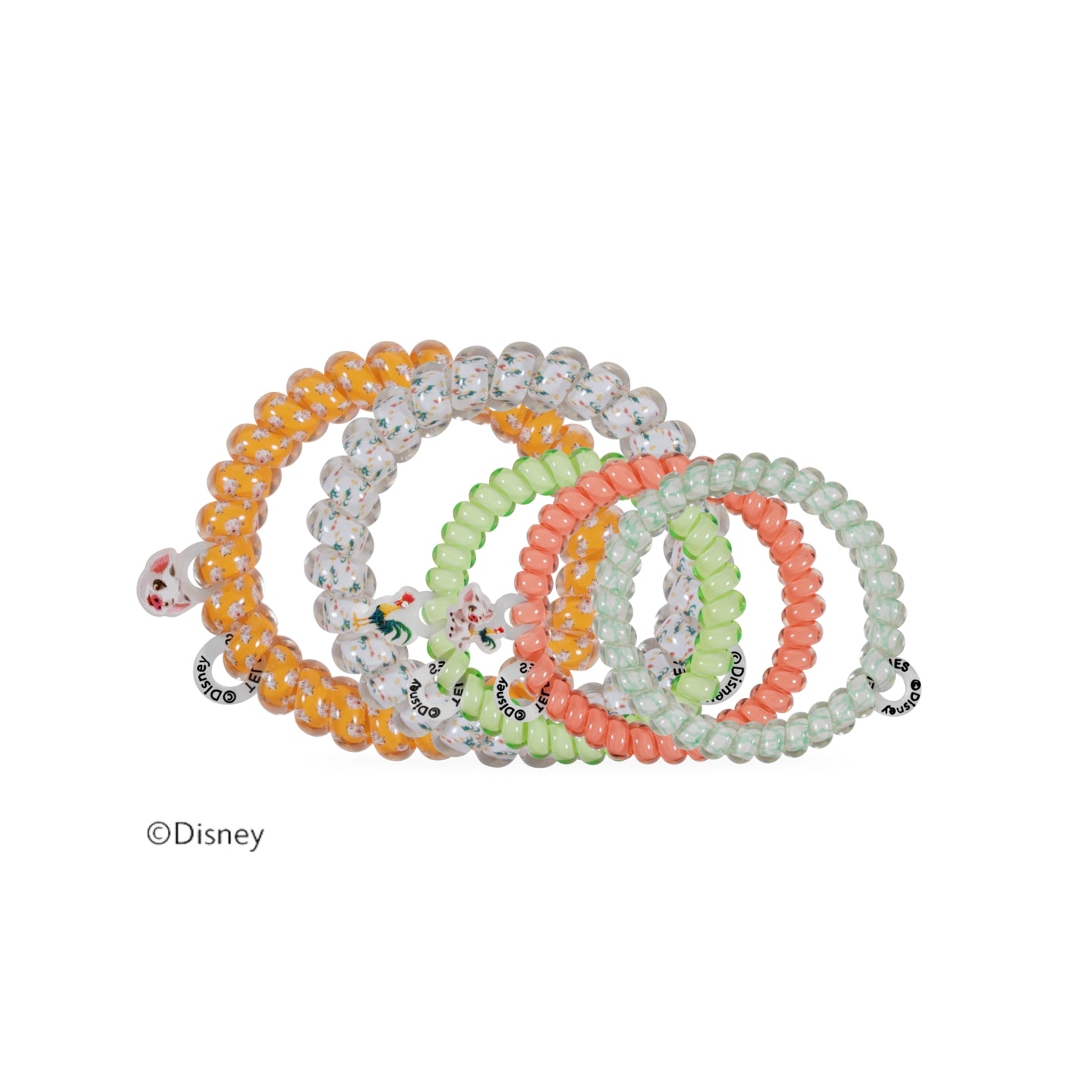 TELETIES - Mixed Hair Ties - Pua and Heihei
