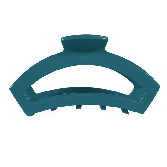 TELETIES - Open Large Hair Clip - Teal With It