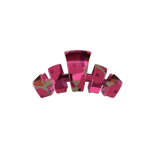 TELETIES - Classic Tiny Claw Clip - Garden Glam