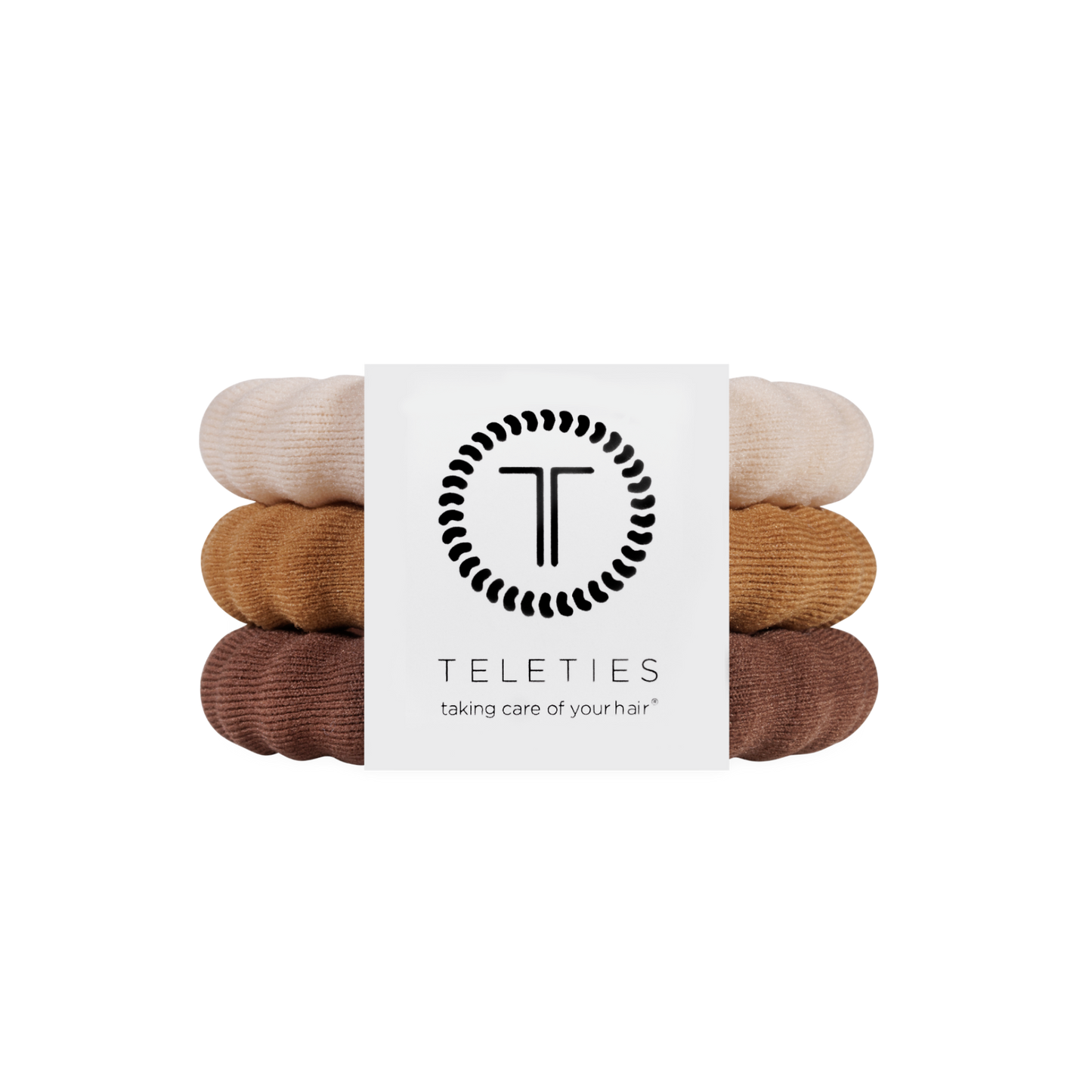 TELETIES - Large - Nylon Hair Ties - Espresso Yourself