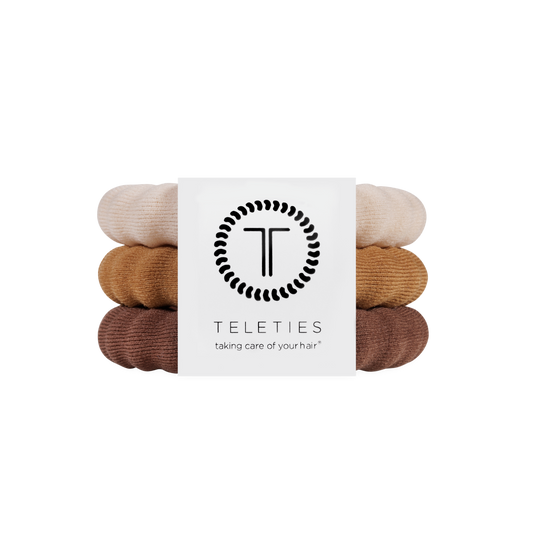TELETIES - Large - Nylon Hair Ties - Espresso Yourself