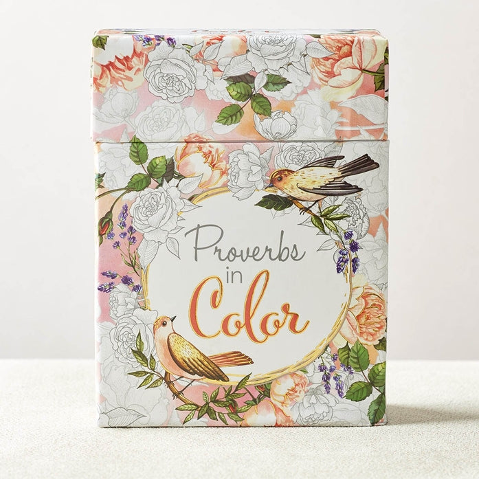Boxed Coloring Cards Proverbs in Color