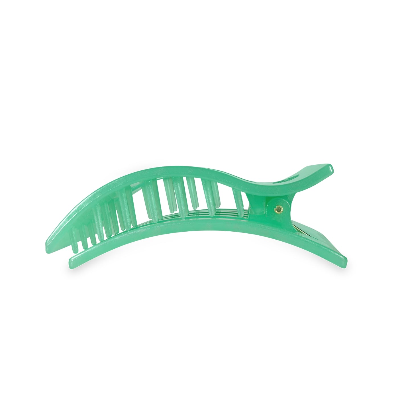 TELETIES - Large Flat Rectangle Hair Clip - Spring Splash