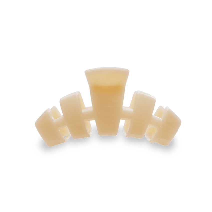 TELETIES - Classic Small Hair Clip - Almond Beige