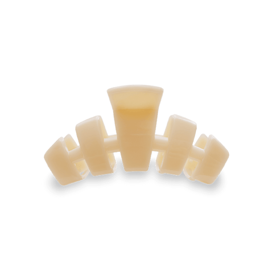 TELETIES - Classic Small Hair Clip - Almond Beige
