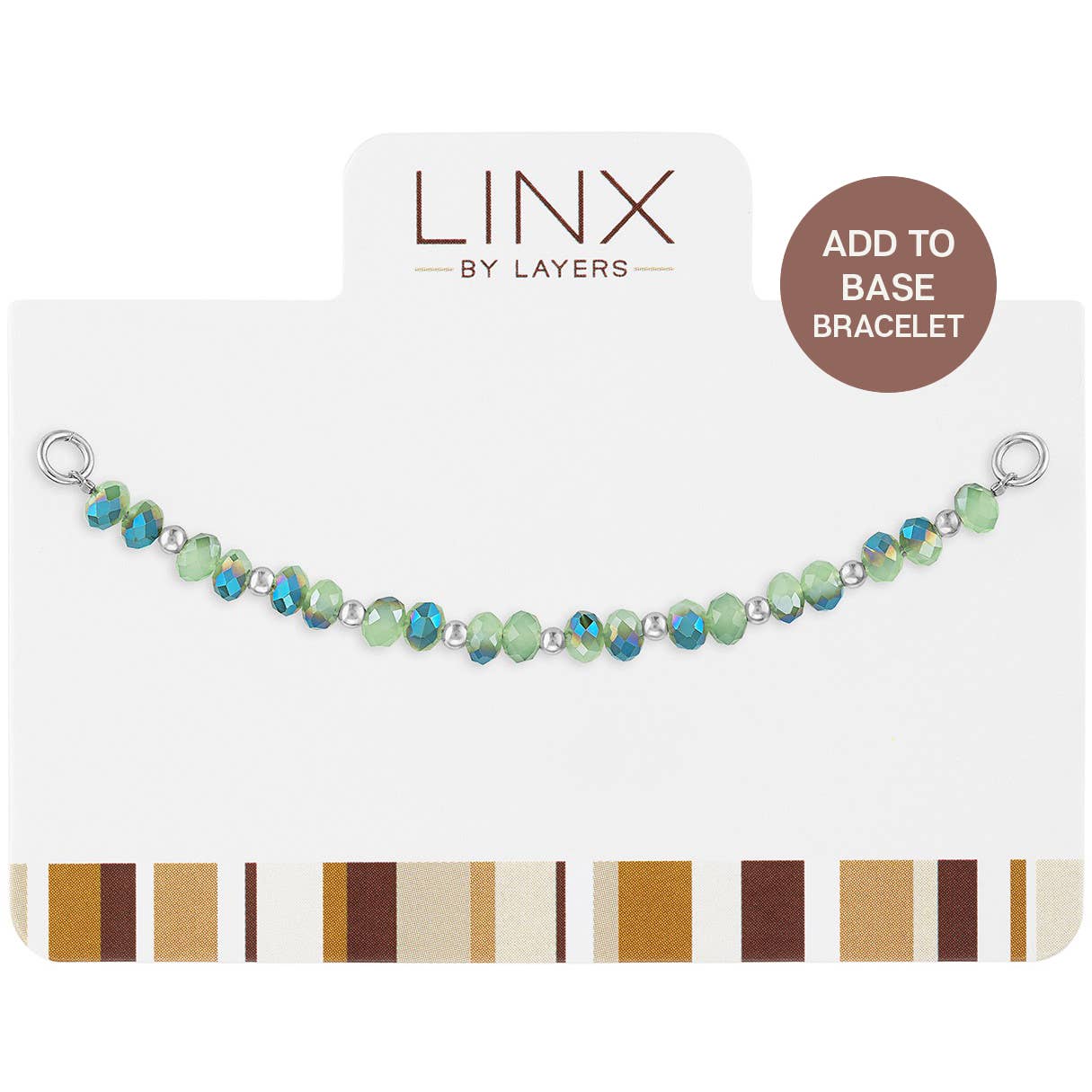 LINX - Add On - Silver Transitioning Green Facet
