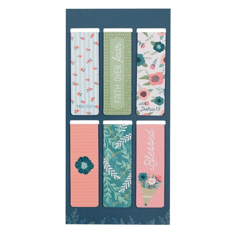 Floral Garden Magnetic Bible Bookmark Set